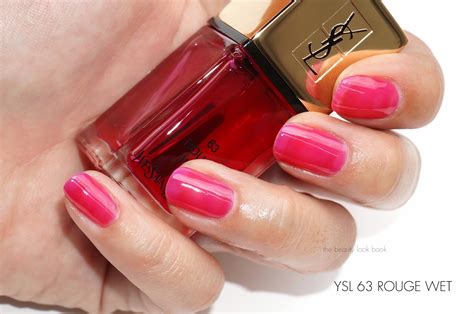 ysl nail polish glossy stain|YSL nail lacquer.